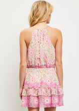 Load image into Gallery viewer, floral ruffle romper dress
