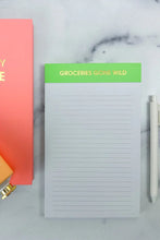 Load image into Gallery viewer, notepad - groceries gone wild
