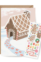 Load image into Gallery viewer, sticker card gingerbread