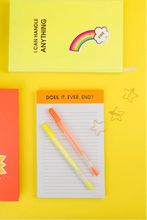 Load image into Gallery viewer, notepad - does it ever end