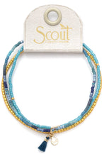 Load image into Gallery viewer, trio miyuki bracelet cobalt