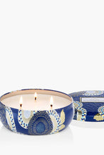 Load image into Gallery viewer, 3 wick tin candle - medit lemon