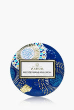 Load image into Gallery viewer, mini tin candle - medit lemon