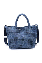 Load image into Gallery viewer, Med woven bag + strap