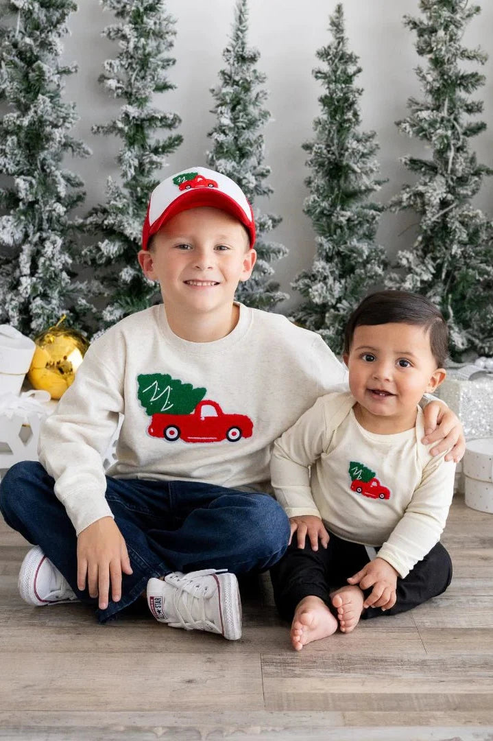 Christmas truck sweatshirt 2025