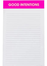 Load image into Gallery viewer, notepad - good intentions