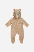 Load image into Gallery viewer, baby bear hoody jumpsuit