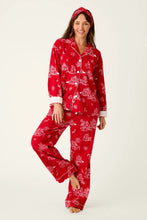 Load image into Gallery viewer, Candy Cane Cottage Toile 3pc PJ Set