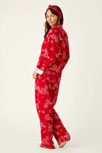 Load image into Gallery viewer, Candy Cane Cottage Toile 3pc PJ Set
