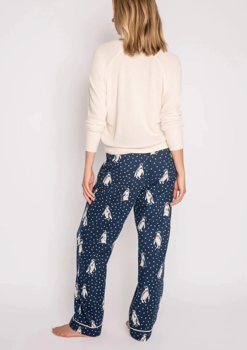 Pink Penguin Flannel Nightwear main image 1