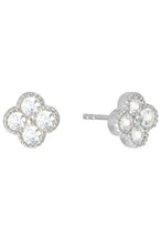 Load image into Gallery viewer, cz flower stud