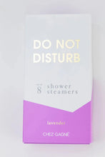 Load image into Gallery viewer, 8 shower steamers - do not disturb