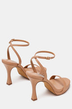 Load image into Gallery viewer, Leather Ankle Strap Heel Sandal