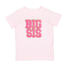 Load image into Gallery viewer, girls big sis patch tee