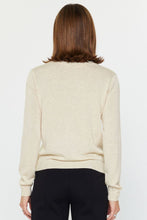 Load image into Gallery viewer, lace trim v neck sweater