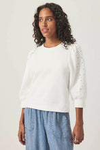 Load image into Gallery viewer, embroidered eyelet sweatshirt