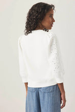 Load image into Gallery viewer, embroidered eyelet sweatshirt