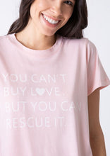 Load image into Gallery viewer, rescue love short sleeve tee
