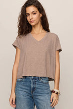 Load image into Gallery viewer, v neck short sleeve tee