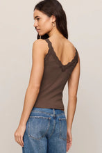 Load image into Gallery viewer, lace trim tank