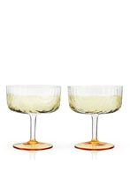 Load image into Gallery viewer, 2 coupe glasses