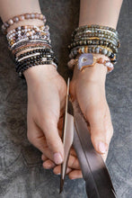 Load image into Gallery viewer, stone wrap brace/neck - pyrite