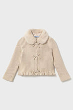 Load image into Gallery viewer, mini girls removable collar cardigan