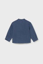 Load image into Gallery viewer, mini boy gauze denim wash shirt