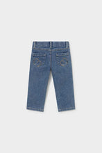 Load image into Gallery viewer, Mini Girl Denim Heart Stud Pant