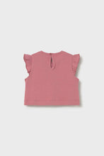 Load image into Gallery viewer, mini girls rib bow tee