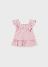 Load image into Gallery viewer, mini girl eyelet trim flutter swing tank