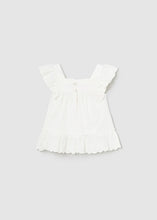 Load image into Gallery viewer, mini girl eyelet trim flutter swing tank