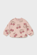 Load image into Gallery viewer, mini girl cherries sweatshirt