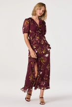 Load image into Gallery viewer, burnout floral midi dress