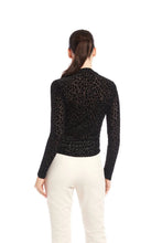 Load image into Gallery viewer, burnout leo velvet top