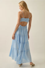Load image into Gallery viewer, gauze tiered halter maxi dress