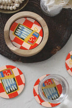 Load image into Gallery viewer, wooden coaster holder