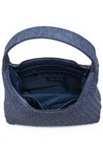 Load image into Gallery viewer, vegan leather woven shoulder bag