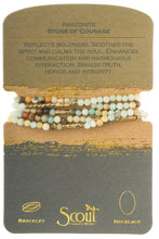Load image into Gallery viewer, stone wrap brace/neck amazonite