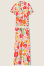 Load image into Gallery viewer, floral jersey pj set