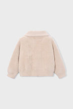 Load image into Gallery viewer, girls fuzzy knit bomber