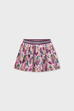 Load image into Gallery viewer, girls pleat scarf print skirt