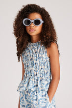 Load image into Gallery viewer, pleated print tank top