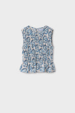 Load image into Gallery viewer, pleated print tank top