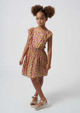 Load image into Gallery viewer, tween chiffon floral flutter dress
