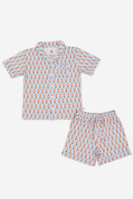 Load image into Gallery viewer, girls bamboo button icecream pj set