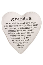 Load image into Gallery viewer, grandma heart pillow