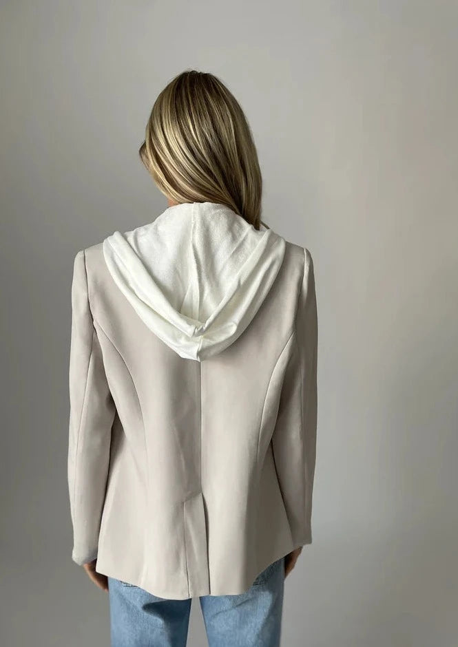 blazer with sweatshirt insert – Ginger N' Cream™