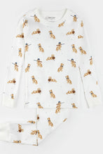Load image into Gallery viewer, kids baseball dogs pj set
