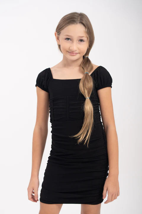 girls corset short sleeve dress – Ginger N' Cream™